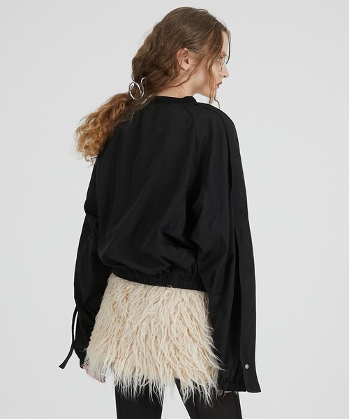 PRANK PROJECT（プランクプロジェクト）の「ストラップウインドブレーカー / Strap Windbreaker（その他アウター・レディース・オフホワイト/ブラック/ブラウン・FREE）」の19枚目の写真