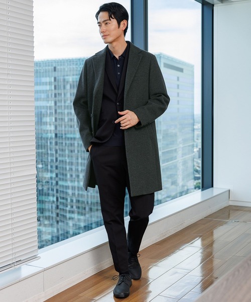 セール】ウーリーテック/防風スマートチェスターコート/451154