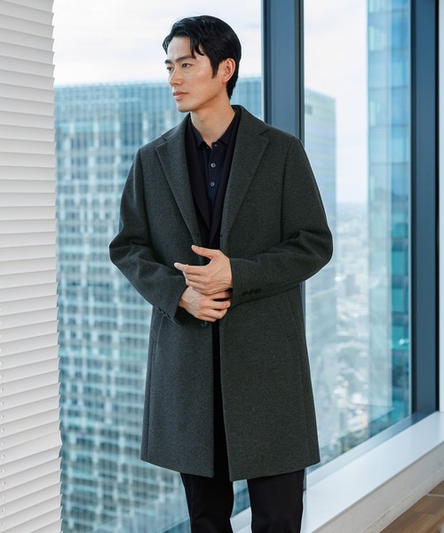 セール】ウーリーテック/防風スマートチェスターコート/451154