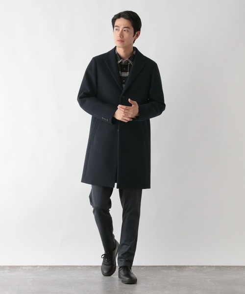 ネメス　黒いチェスターコート シングルチェスターコート【WEAR SHiFT】【OZMY】 (241401-91