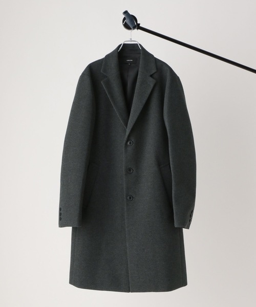 GLOBAL WORK（グローバルワーク）の「ウーリーテック/防風スマートチェスターコート/451154（チェスターコート・メンズ・チャコールグレー/ネイビー/ブラック・3XL/SMALL/MEDIUM/LARGE/X-LARGE/XX-LARGE/X-SMALL）」の19枚目の写真