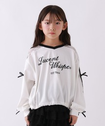 10C REPIPI（ジューシーレピピ）の「【10C REPIPI】レースリボンロンT（Tシャツ/カットソー・キッズ）」