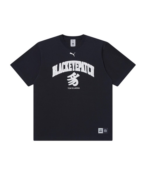 PUMA(プーマ)の「PUMA/プーマ 半袖Tシャツ PUMA × BlackEyePatch KANJI チーム ロゴ 半袖 Tシャツ 636079(Tシャツ/カットソー・メンズ・ブラック/ネイビー・M/L/XL)」の2枚目の写真