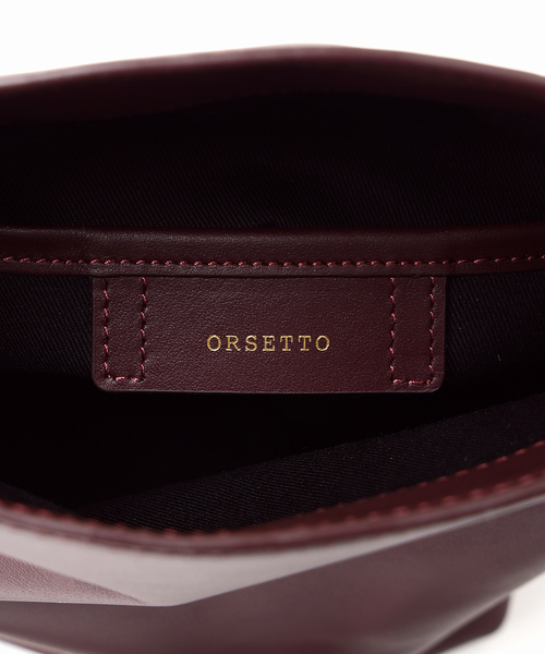 ORSETTO（オルセット）の「ORSETTO オルセット ONE-SHOULDER BAG RACCOLTO 1503250006（ショルダーバッグ・レディース・アイボリー/バーガンディー/ボルドー・FREE）」の16枚目の写真