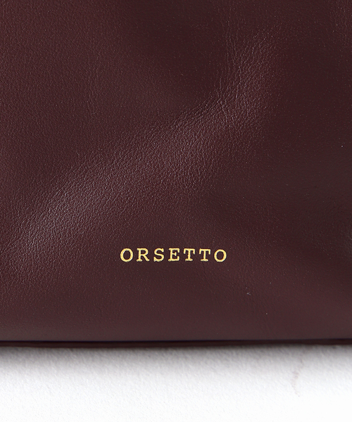 ORSETTO（オルセット）の「ORSETTO オルセット ONE-SHOULDER BAG RACCOLTO 1503250006（ショルダーバッグ・レディース・アイボリー/バーガンディー/ボルドー・FREE）」の17枚目の写真