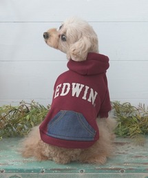 EDWIN(エドウィン)のEDWIN/デニムライクポケット付パーカー25a(ペットウェア)