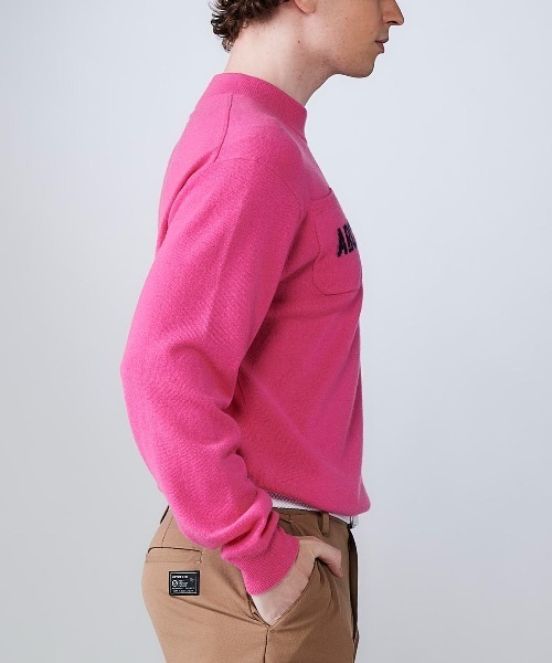 archivio(アルチビオ)の「<MENS>カシミヤ100%ロゴポケットニット(ニット/セーター・メンズ・グレー/イエロー/ネイビー/ピンク・M/L)」の18枚目の写真