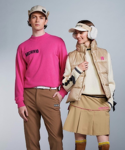 archivio(アルチビオ)の「<MENS>カシミヤ100%ロゴポケットニット(ニット/セーター・メンズ・グレー/イエロー/ネイビー/ピンク・M/L)」の22枚目の写真
