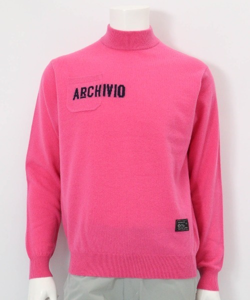 archivio(アルチビオ)の「<MENS>カシミヤ100%ロゴポケットニット(ニット/セーター・メンズ・グレー/イエロー/ネイビー/ピンク・M/L)」の17枚目の写真