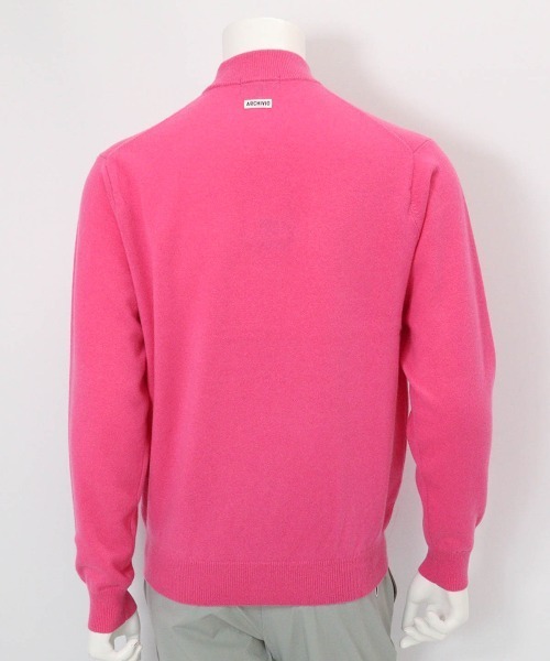archivio(アルチビオ)の「<MENS>カシミヤ100%ロゴポケットニット(ニット/セーター・メンズ・グレー/イエロー/ネイビー/ピンク・M/L)」の5枚目の写真