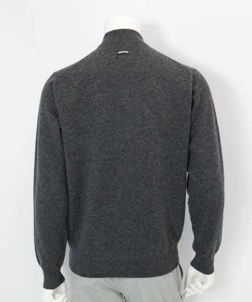archivio(アルチビオ)の「<MENS>カシミヤ100%ロゴポケットニット(ニット/セーター・メンズ・グレー/イエロー/ネイビー/ピンク・M/L)」の11枚目の写真