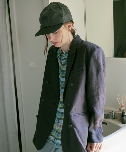 ジャケット・アウター 24ssWool GabardineDouble Breasted Jacket ジャケット・アウター 24ssWool GabardineDouble Breasted Jacket WOOL