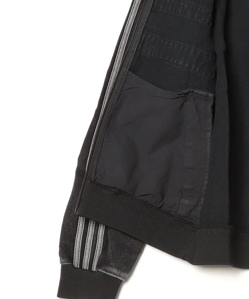 adidas アディカラー ファースト ブラックデニム トラックトップ