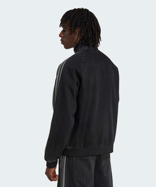 adidas アディカラー ファースト ブラックデニム トラックトップ