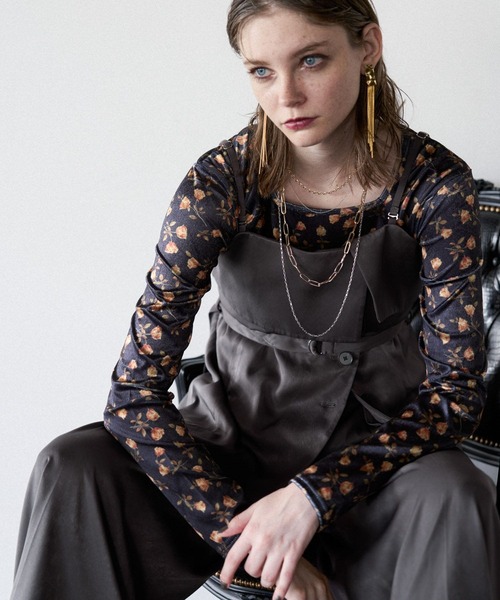 HARE（ハレ）の「【百田夏菜子着用/SET UP対応 】KIHINNビスチェ(HARE)（その他トップス・レディース・グレイッシュベージュ/ブラック・FREE）」の12枚目の写真