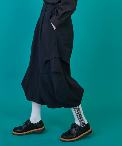 FRAPBOIS（フラボア）の「ニューホーン パンツ（その他パンツ・レディース・ブラック/ブルー・2/1）」の3枚目の写真