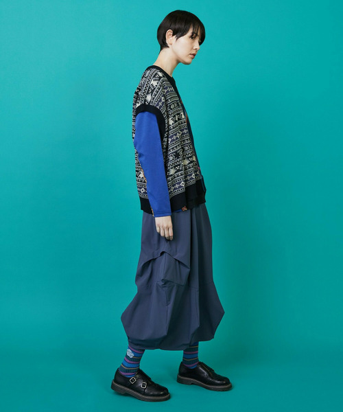 FRAPBOIS（フラボア）の「ニューホーン パンツ（その他パンツ・レディース・ブラック/ブルー・2/1）」の20枚目の写真