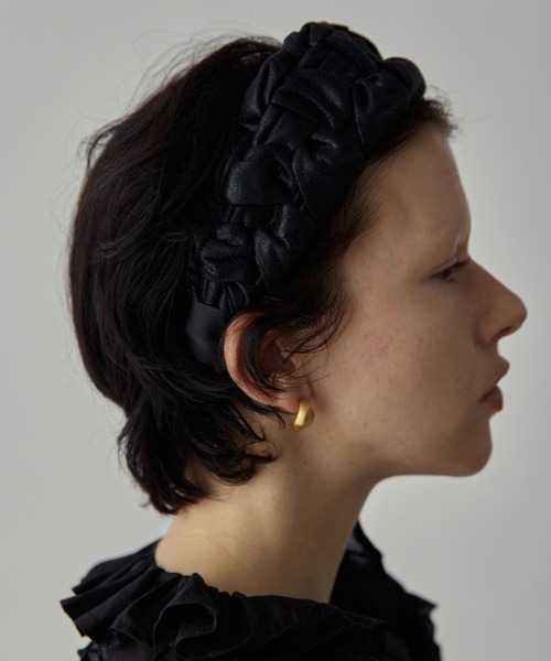 PERNA（ペルナ）の「メタリックブレイドカチューシャ（カチューシャ・レディース・マルチ/ブラック・FREE）」の3枚目の写真