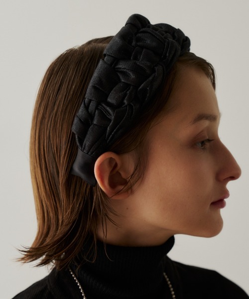 PERNA（ペルナ）の「メタリックブレイドカチューシャ（カチューシャ・レディース・マルチ/ブラック・FREE）」の18枚目の写真
