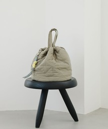 GLOBAL WORK | キルティング巾着バッグ/577384(ハンドバッグ)