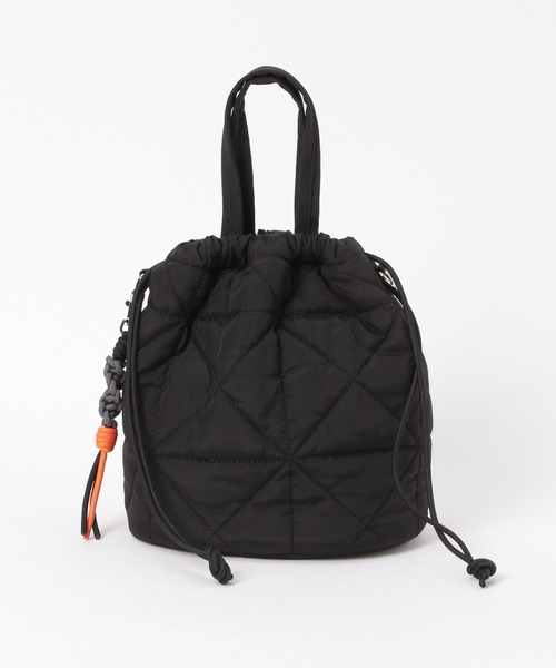 GLOBAL WORK(グローバルワーク)の「キルティング巾着バッグ/577384(ハンドバッグ・レディース・ブラック/シルバー/グリーン/ホワイト/グレー・ONE SIZE)」の7枚目の写真