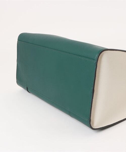 COLE HAAN（コールハーン）の「キャリーオールショルダーバッグ womens（ハンドバッグ・レディース・グリーン・OSFA）」の6枚目の写真