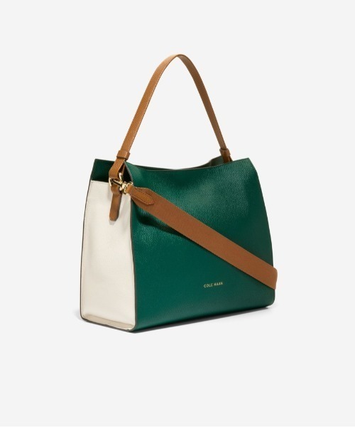 COLE HAAN（コールハーン）の「キャリーオールショルダーバッグ womens（ハンドバッグ・レディース・グリーン・OSFA）」の3枚目の写真