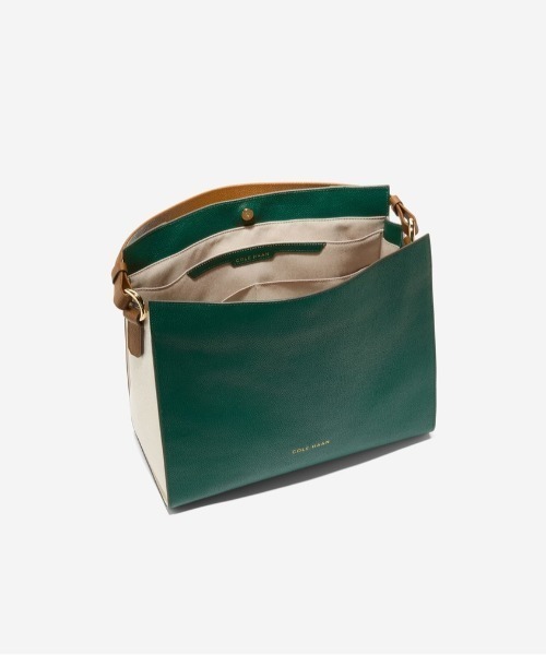 COLE HAAN（コールハーン）の「キャリーオールショルダーバッグ womens（ハンドバッグ・レディース・グリーン・OSFA）」の4枚目の写真