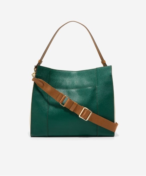 COLE HAAN（コールハーン）の「キャリーオールショルダーバッグ womens（ハンドバッグ・レディース・グリーン・OSFA）」の2枚目の写真