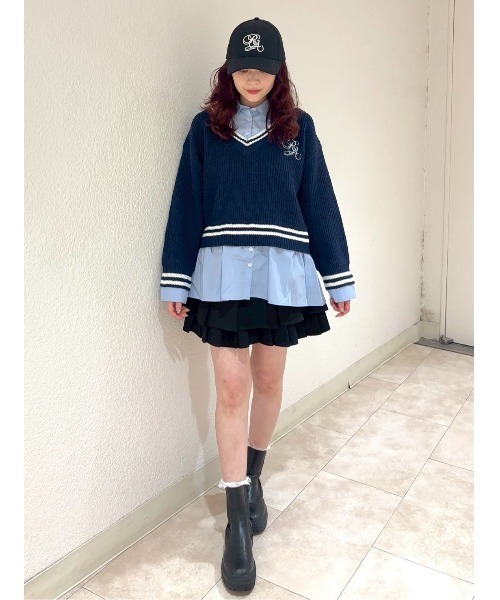 REDYAZEL(レディアゼル)の「レイヤードスエードプリーツスカート(スカート・レディース・ブラウン/ベージュ/ブラック・SMALL/MEDIUM)」の16枚目の写真
