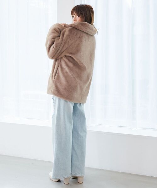 MAJESTIC LEGON(マジェスティックレゴン)の「キラキラレースダメージデニム(デニムパンツ・レディース・チャコールグレー/サックスブルー・SMALL/MEDIUM)」の7枚目の写真