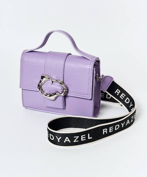 REDYAZEL（レディアゼル）の「バックルデザインロゴストラップミニバッグ（ショルダーバッグ・レディース・シルバー/ブラック/パープル・FREE）」の22枚目の写真