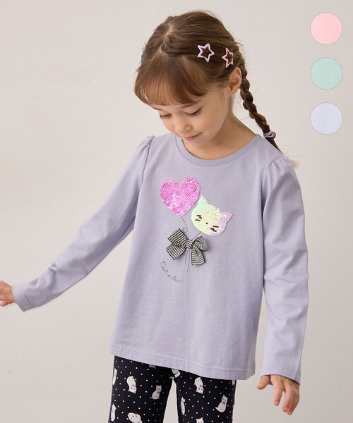 セール】ミラクルスパンコール 長袖Tシャツ（Tシャツ/カットソー