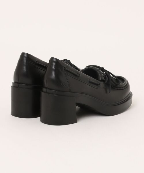 ECCO（エコー）の「軽量厚底 METROPOLE SEOUL 45 タッセルローファー しなやか上質カウレザー 本革（ローファー・メンズ・ブラック・36/37/38/39/35）」の2枚目の写真