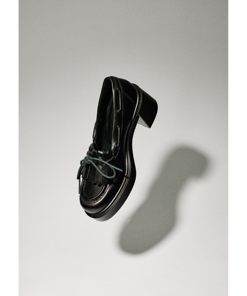 ECCO（エコー）の「軽量厚底 METROPOLE SEOUL 45 タッセルローファー しなやか上質カウレザー 本革（ローファー・メンズ・ブラック・36/37/38/39/35）」の5枚目の写真