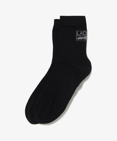 LACOSTE（ラコステ）の「バックロゴクルーソックス 25-27cm（ソックス/靴下・メンズ・ブラック/ネイビー・27.0cm）」の3枚目の写真