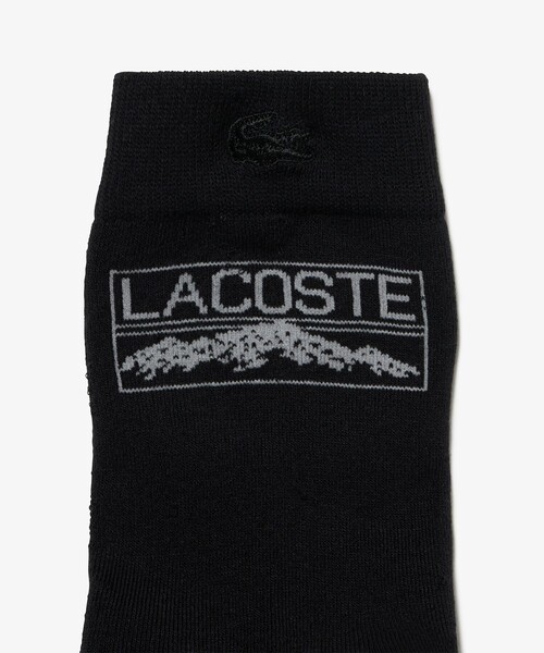 LACOSTE（ラコステ）の「バックロゴクルーソックス 25-27cm（ソックス/靴下・メンズ・ブラック/ネイビー・27.0cm）」の4枚目の写真