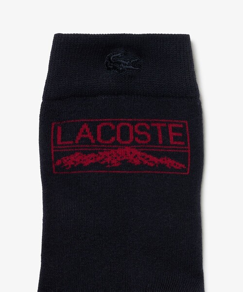 LACOSTE（ラコステ）の「バックロゴクルーソックス 25-27cm（ソックス/靴下・メンズ・ブラック/ネイビー・27.0cm）」の6枚目の写真