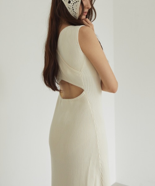 バックオープンタンクワンピース（ワンピース）｜ACYM（アシーム）の