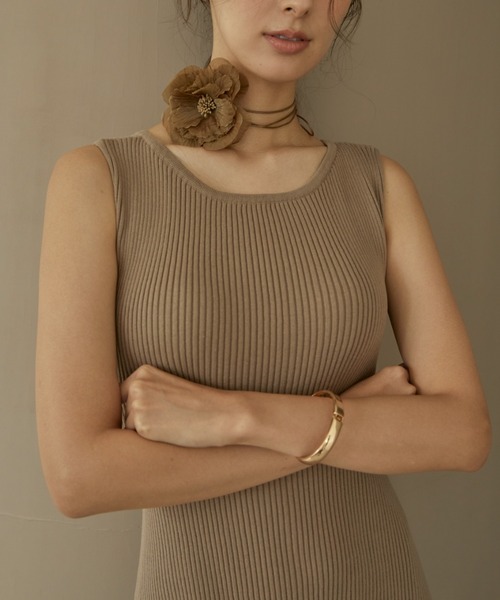 バックオープンタンクワンピース（ワンピース）｜ACYM（アシーム）の