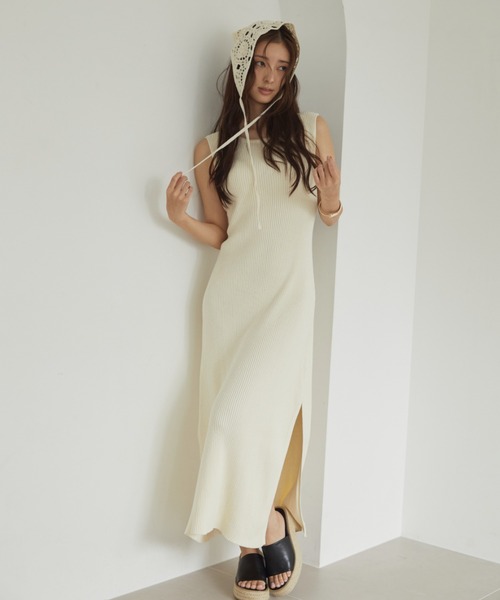 バックオープンタンクワンピース（ワンピース）｜ACYM（アシーム）の