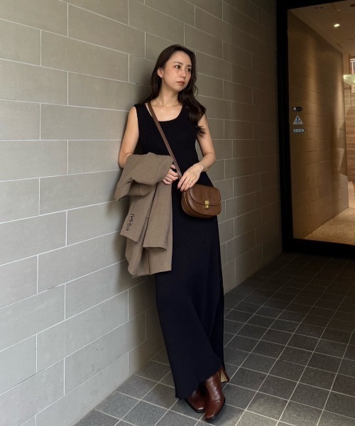 バックオープンタンクワンピース（ワンピース）｜ACYM（アシーム）の