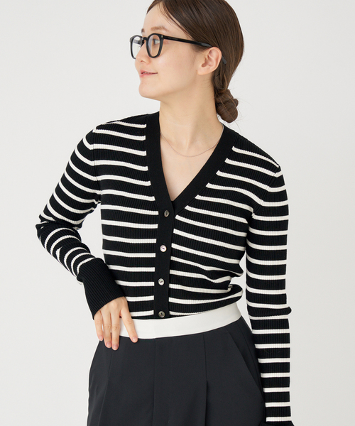 リブVネックカーディガン（ニット/セーター）｜IENA（イエナ）の