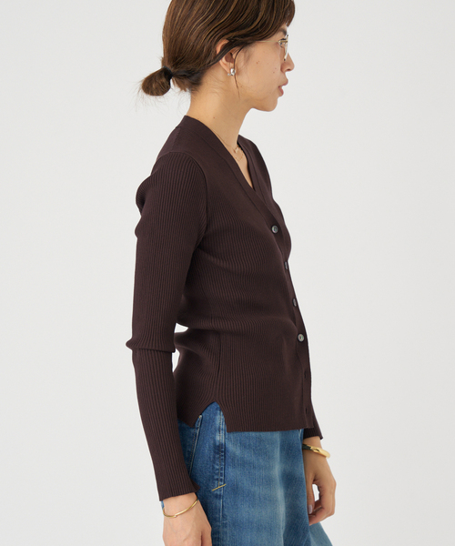 リブVネックカーディガン（ニット/セーター）｜IENA（イエナ）の