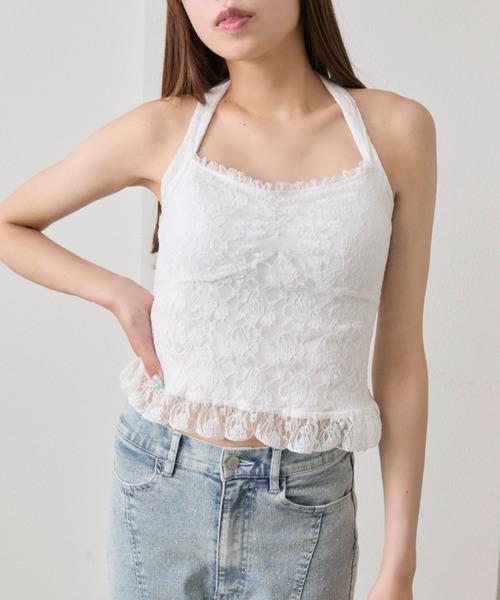 OLIVE des OLIVE（オリーブデオリーブ）の「ホルターキャミ