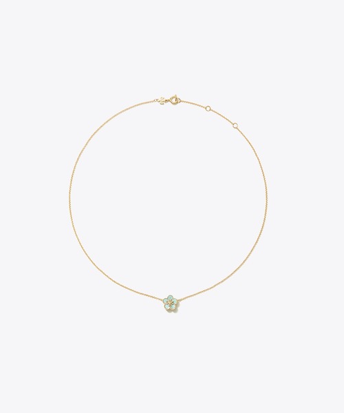 TORY BURCH ゴールド　花モチーフ ネックレス トリーバーチ TORY BURCH TORY BURCH ネックレス KIRA CLOVER