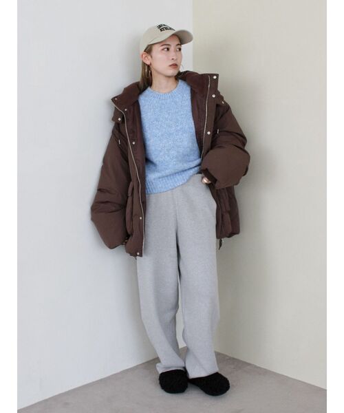 Ungrid(アングリッド)の「フードデザインダウン(ダウンジャケット/コート・レディース・ブラック/ブラウン/その他1・SMALL/MEDIUM)」の18枚目の写真