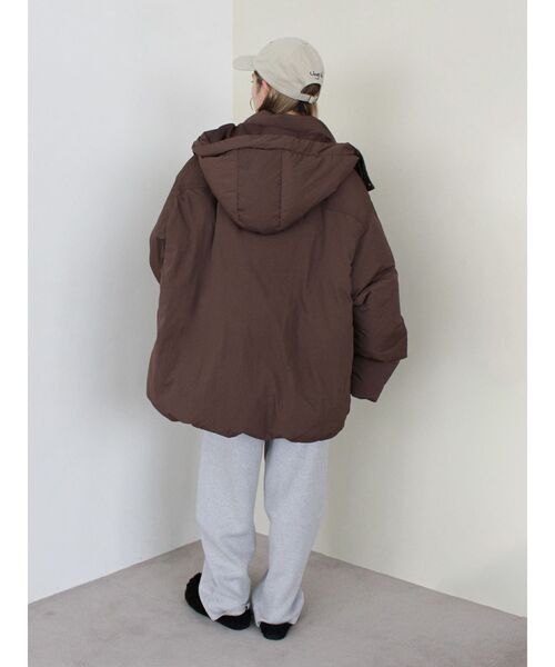 Ungrid（アングリッド）の「フードデザインダウン（ダウンジャケット