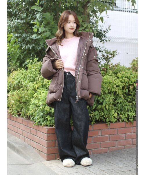 Ungrid（アングリッド）の「フードデザインダウン（ダウンジャケット