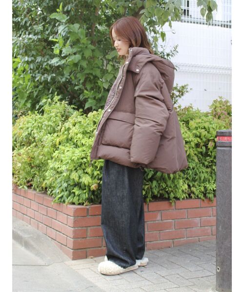 フードデザインダウン（ダウンジャケット/コート）｜Ungrid（アン